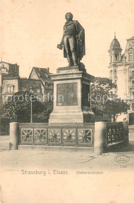 Strassburg Elsass Kleberdenkmal