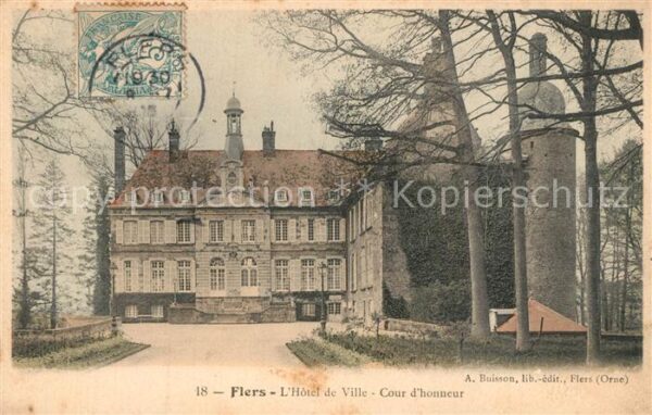 Flers Orne Hotel de Ville Cour d_honneur