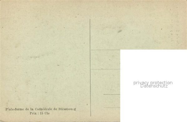 Strasbourg Alsace Cathedrale Vue prise de la plate forme – Bild 2