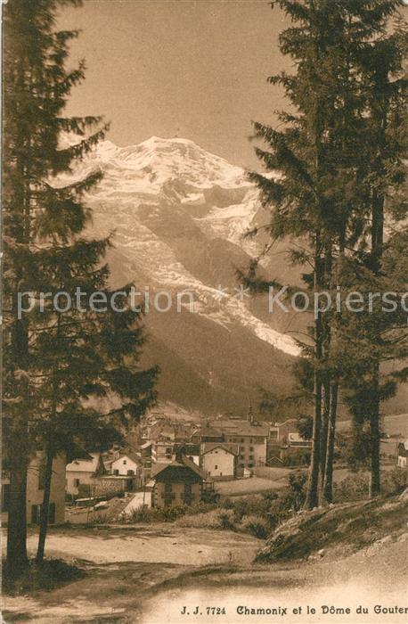 Chamonix et le Dome du Gouter
