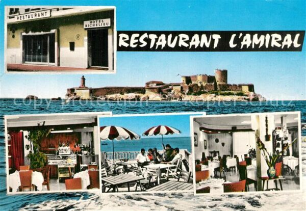 Marseille Bouches-du-Rhone Hotel Riechelieu Restaurant l'Amiral Ch