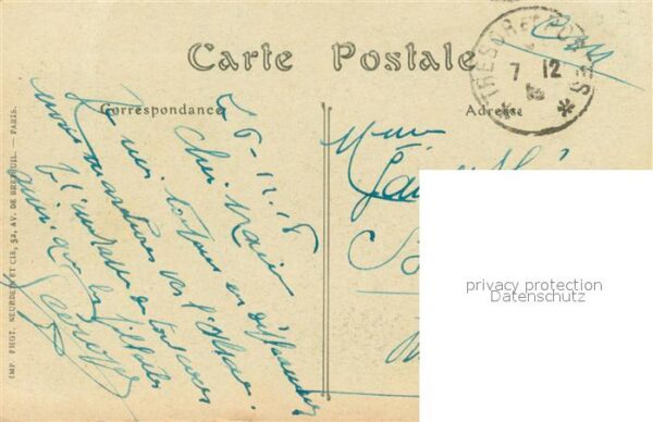 Chateau-Thierry Vue sur l_Hôtel de Ville et l'Hôtel Die – Bild 2