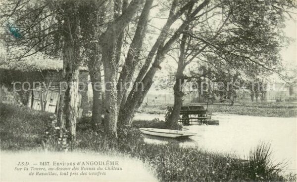 Angouleme Sour la Tonvre au-dessout des ruines du