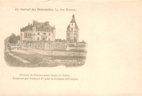 Chenonceaux Indre et Loire Chateau Schloss
