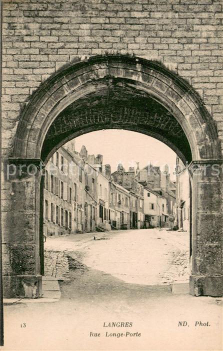 Langres Rue Longe Porte