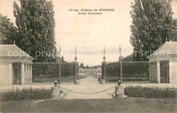 Grosbois Chateau Grille d_honneur
