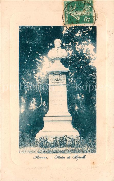 Roanne Loire Statue de Populle