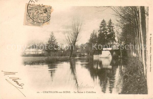 Chatillon-sur-Seine La Seine a Chatillon