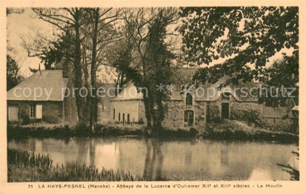 La Haye-Pesnel Abbaye de la Lucerne d_Outremer XIIe et