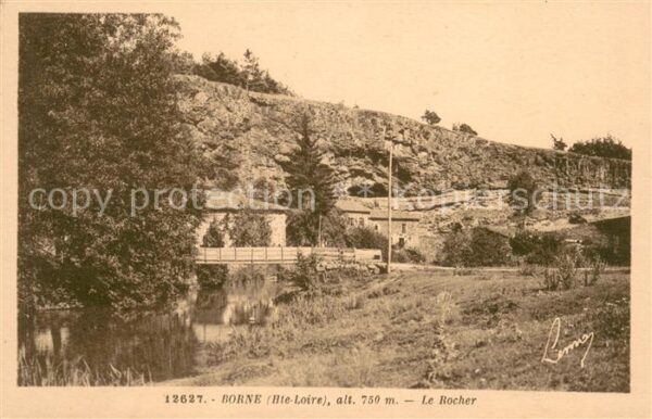 Borne Haute-Loire Le Rocher