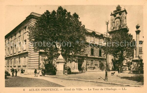 Aix-en-Provence Hôtel de Ville Tour de l_Horloge