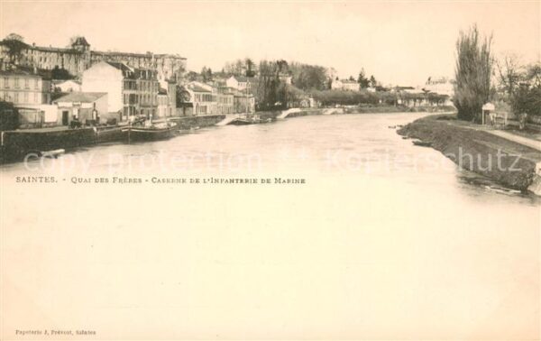 Saintes Charente-Maritime Quai des Frères Caserne de l'Infanterie