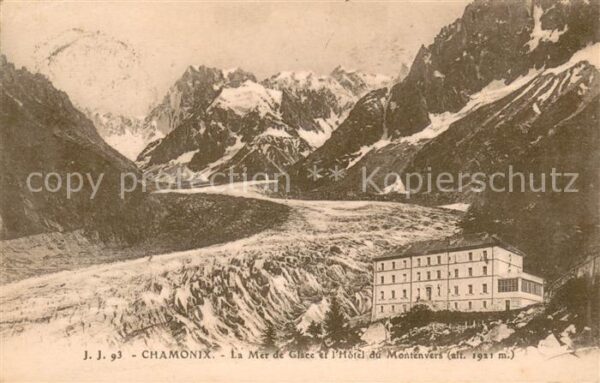 Chamonix Mer de Glace Hôtel du Montenvers Alpes