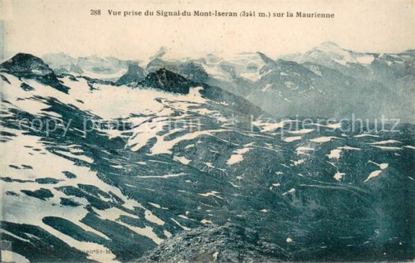 Bourg-Saint-Maurice Vue prise du Signal du Mont Iseran sur