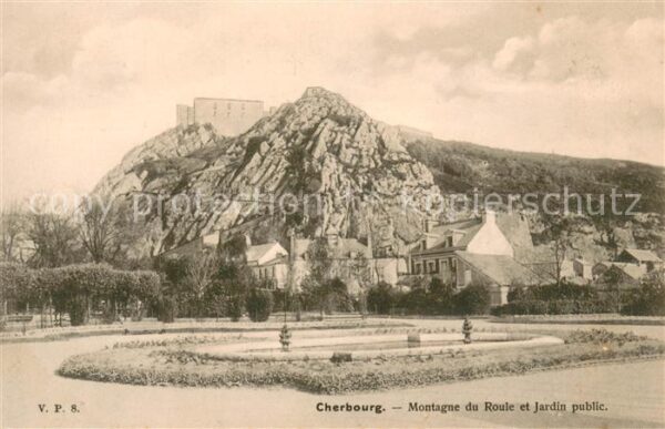 Cherbourg Montagne du Roule et Jardin public