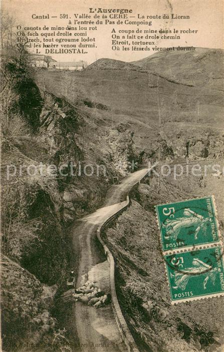 Le Lioran Vallee de la Cère Route du Lioran a l'e