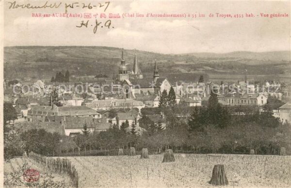 Bar-sur-Aube Vue Generale