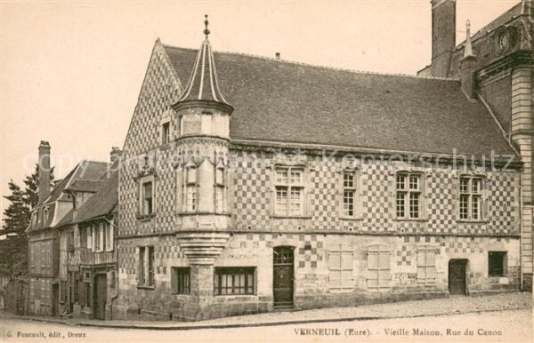 Verneuil-sur-Avre Vieille maison Rue du Canon