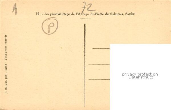 Solesmes Sarthe Au premier étage de l'Abbaye Saint Pier – Bild 2