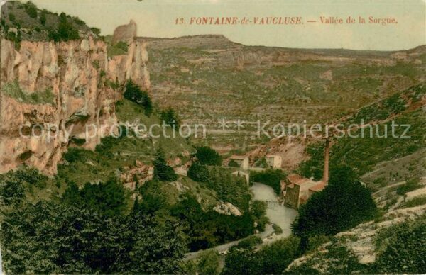 Fontaine-de-Vaucluse Vallee de la Sorgue