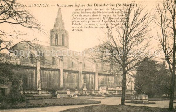 Avignon Vaucluse Ancienne Eglise des Benedictins St Mart