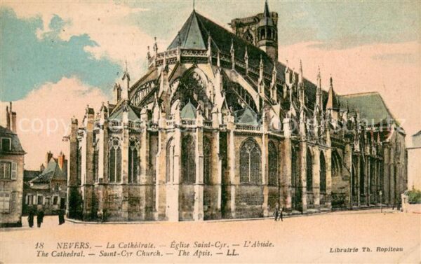 Nevers 58 La Cathedrale Eglise Saint Cyr l'Abside