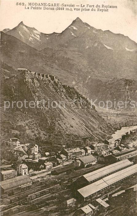 Modane Gare LeFort du Replaton La Pointe Doran vue