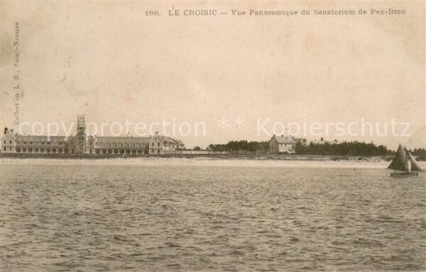 Le Croisic Vue panoramique du Sanatorium de Pen Br