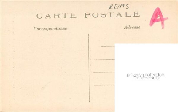 Reims Champagne Ardenne Le Guerre 1914 Interieur de la Cathedra – Bild 2