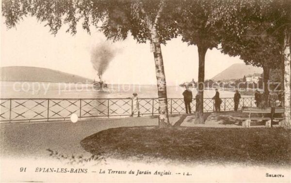 Evian-les-Bains Haute Savoie La Terrasse du Jardin Anglais