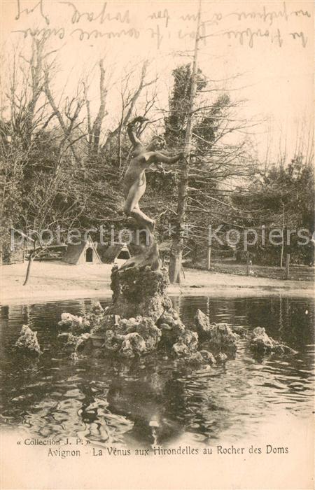 Avignon Vaucluse La Venus aux Hirondelles au Rocher des
