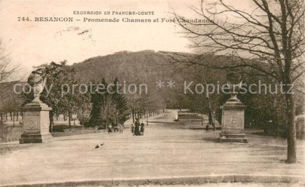 Besancon Doubs Promenade Chamars et Fort Chaudanne