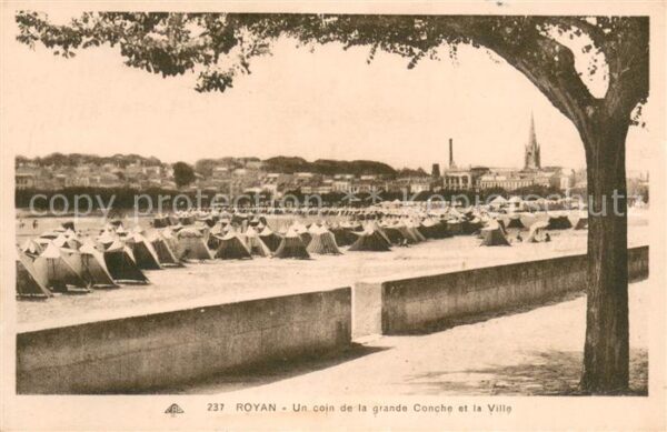 Royan 17 Un coin de la grande Conche et la Ville
