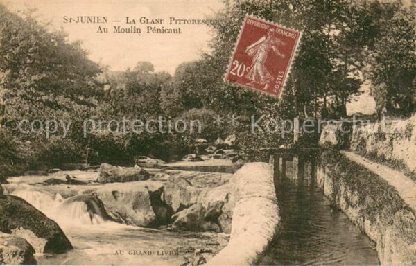 Saint-Junien Au Moulin Penicaut Au Grand Livre