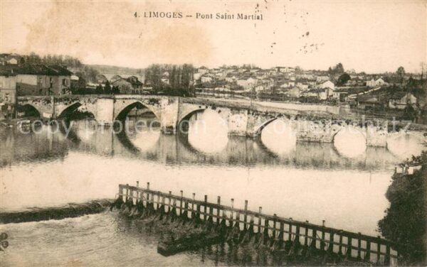 Limoges Haute Vienne Pont Saint Martial