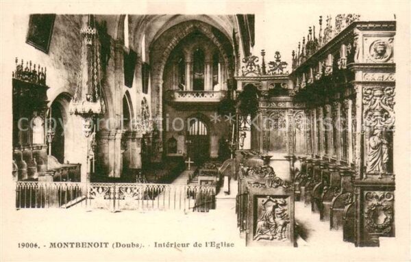Montbenoit Interieur de l'Eglise
