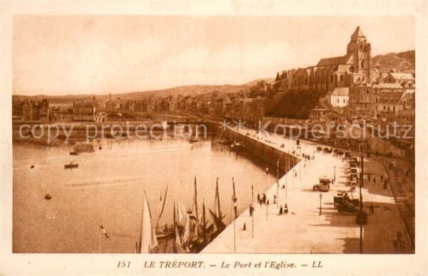 Le Treport Le Port et l'Eglise