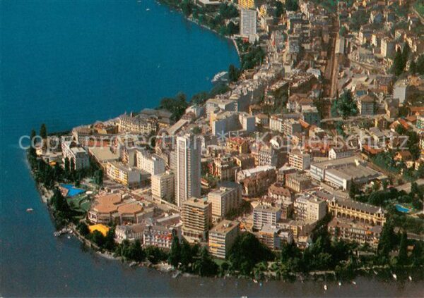 Montreux VD Fliegeraufnahme