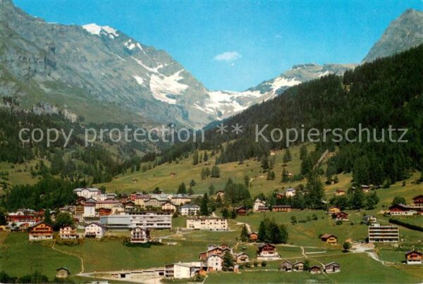 Leukerbad mit Balmhorn und Gitzifurgge