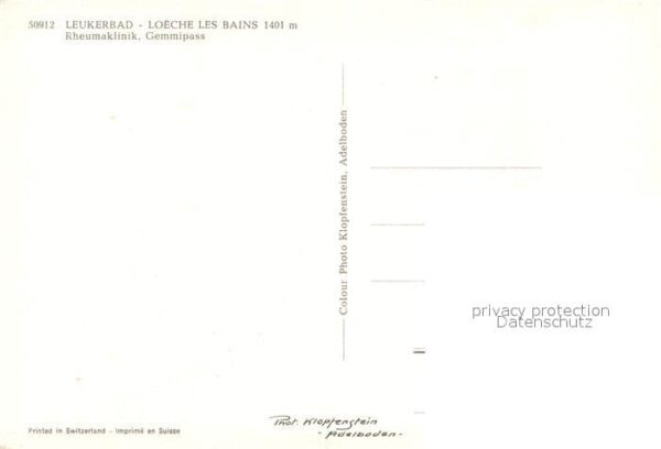 Leukerbad Rheumaklinik Gemmipass – Bild 2