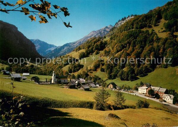 Weisstannen Panorama Blick zum Foostock Glarner Alp
