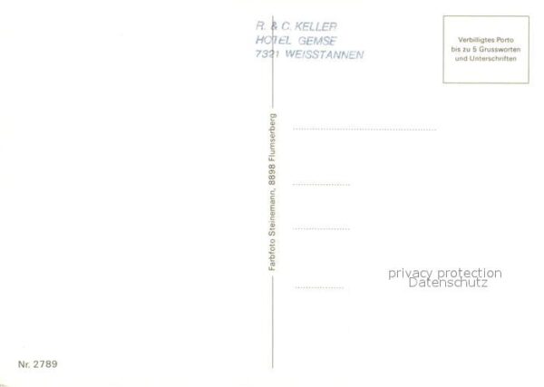 Weisstannen und Schwendi Landschaftspanorama Alpen – Bild 2