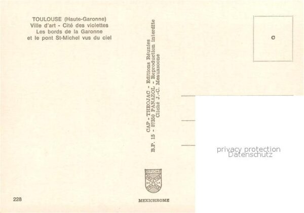Toulouse Haute-Garonne Les bords de la Garonne Pont Saint Mich – Bild 2