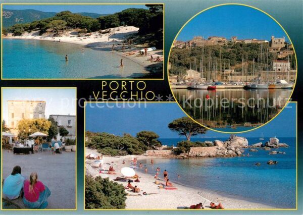 Porto-Vecchio Strand Hafen StrassenCafe