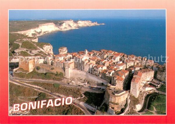 Bonifacio Corse du Sud La Haute Ville Vue aerienne