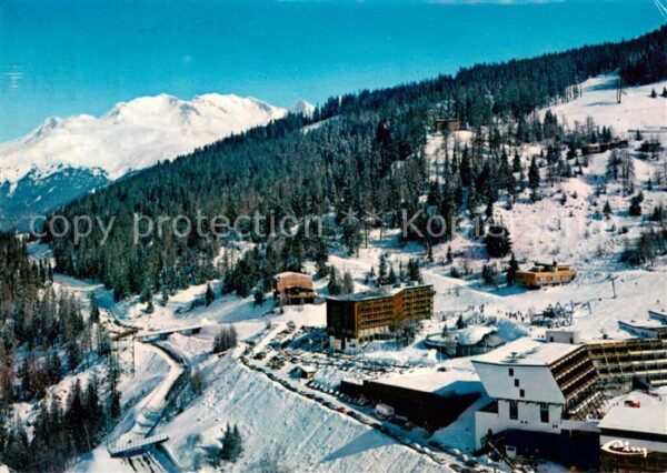 Les Arcs Savoie Vue partielle aerienne de la Station