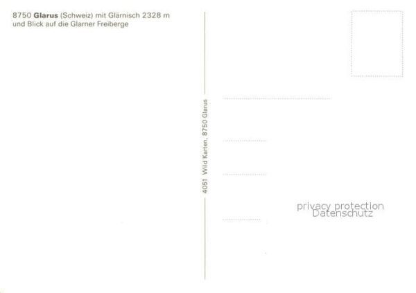 Glarus GL mit Glärnisch und Glarner Freiberge – Bild 2