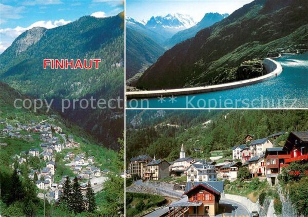 Finhaut Barrage d_Emosson Mont-Blanc
