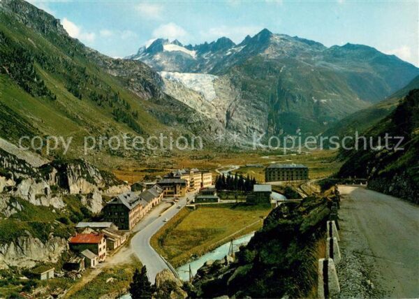 Gletsch Rhonegletscher Galenstock