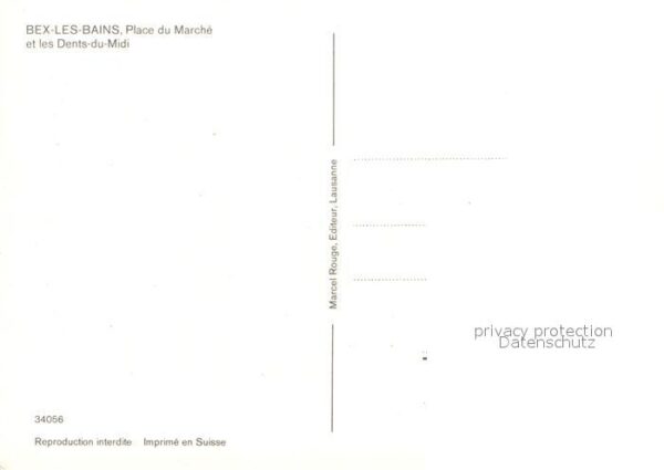 Bex les Bains Place du Marche Dents-du-Midi – Bild 2
